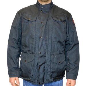 Vintage Indian Motorcycle Vanson Leathers Black Racing‎ Jacket SM